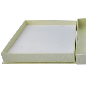 Luxury Cardboard Jewelry Gift Box With Silk Ribbon