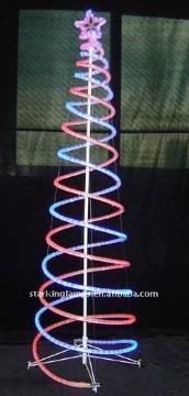 Albero di Natale luce LED a spirale