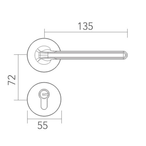 Буферированный молчаливый дверной замок для тихой работы