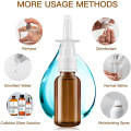 1oz Amber Glass Bottle With Nasal Sprayer