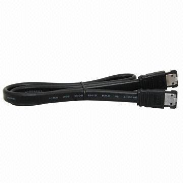 eSATA Female to eSATA Female Cable Assembly, 2,500 cycles