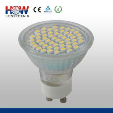 2013 New 2.4W LED GU10 Dimmable SMD Lamp with 120 beam angle