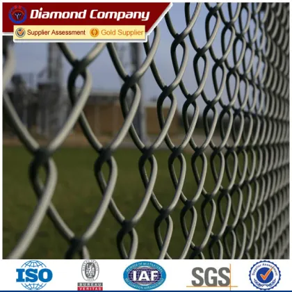 hot dipped galvanized baseball fields Diamond hole chain link fence