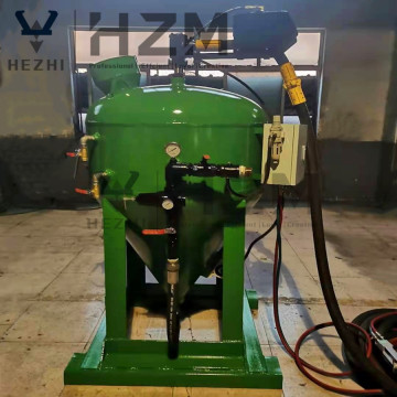 Wet Type Blast Pot Sand Blasting Tank Machine - Mobile Water Peening Blaster