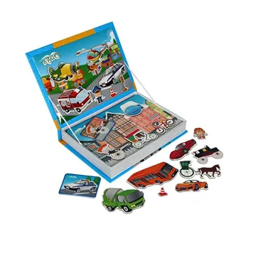 Free Time Playing Magnetic Paper Puzzle