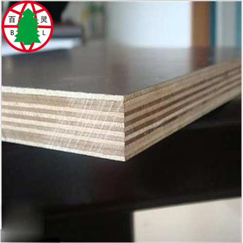 Contrachapado de madera con revestimiento de película marrón de 18 mm para la construcción