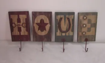 Antique Wooden Wall Hooks Set, Wall Hanger (SFW0928)