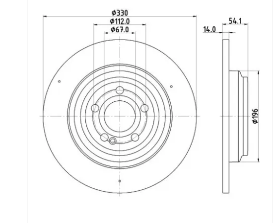 Brake Disc Grinding Service for W167 GLE 350 Mechanical Disc Brake