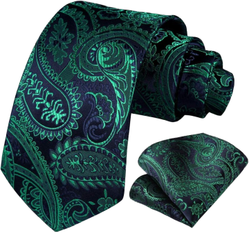 Custom Chinese Factory Logo Silk Necktie and Pocket Square Sets for Weddings and Parties