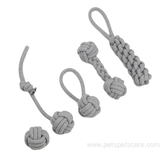 Cute Durable Cotton Rope Set Interactive Chew Toys