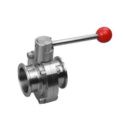 sanitary butterfly valve ferrule end butterfly valve