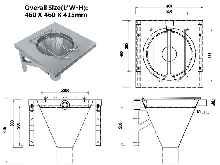 hospital sluice sink