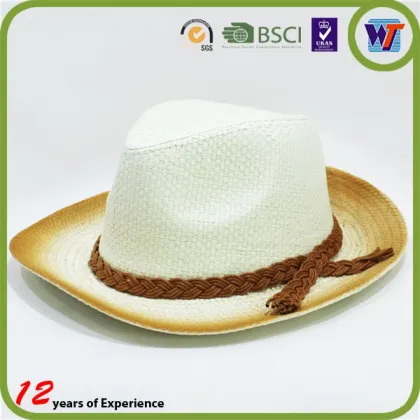 Wholesale Straw hat panama straw hat with wide-brim hats