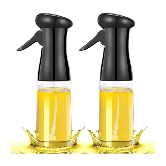 200ml Reusable Olive Oil and Vinegar Sprayer: Ideal for Air Fryer, Kitchen, Salads, Baking, BBQ, and Frying