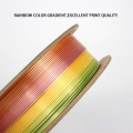 Filament strălucitor de curcubeu multicolor de 1,75 mm