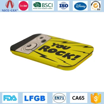 Pencil Rectangular Custom Slide Lide Metal Tin Box
