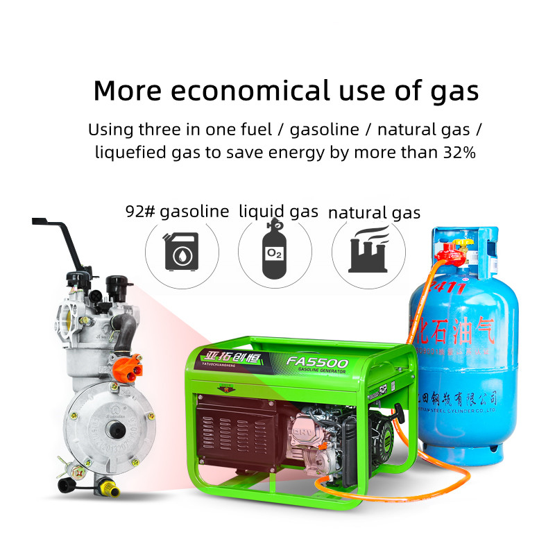 3/5/6/8/10KW Small Household Gasoline Generator