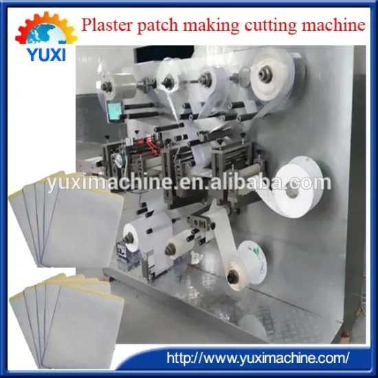 Sterile adhesive plaster patch making machine