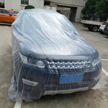 Wholesale High Quality Customized PE Transparent Disposable Plastic Car Covers - Dustproof and Waterproof