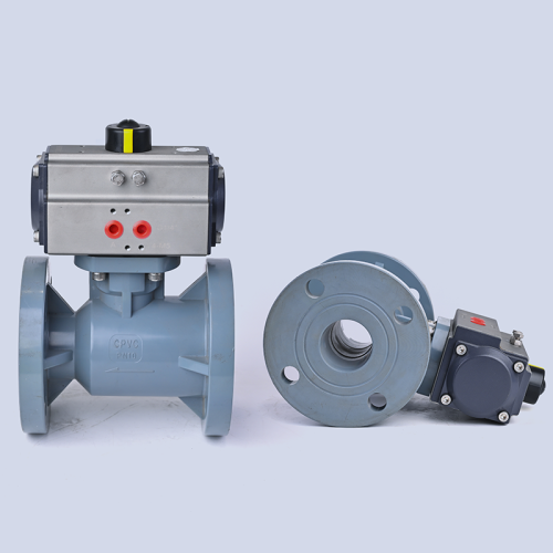 Katup Bola Pneumatik Kinerja Tinggi dengan Flange