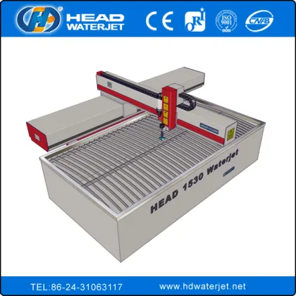 Glass water jet cutter