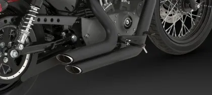 Vance & Hines Iron XL883 Exhaust System for Sportster Motorcycle: XL1200, XL48 Models