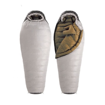 MOQ Rendah Kustom 4 Seasons Rightweight Waterproof Camping Sleeping Bag dengan Sack Mampatan