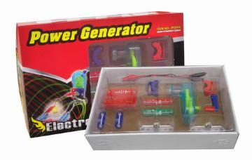 Power Generator DIY construction blocks 13pcs Electronic Education Toy