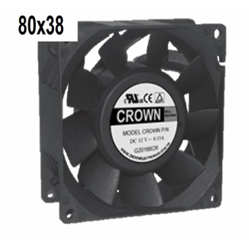 CROWN 12 V 8038 Axial Fan For Machinery