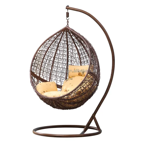 Space-Saving Knock-Down Rattan Swing Chair