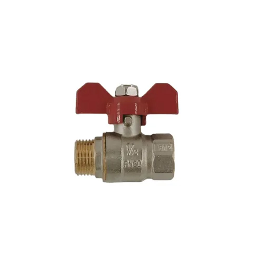 Chrome Plated Smooth Surface Brass Gas Valve