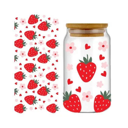 UVDTF Waterproof Vinyl Cup Decals for Libbey Cups - Custom 16oz to 40oz Wraps & Stickers