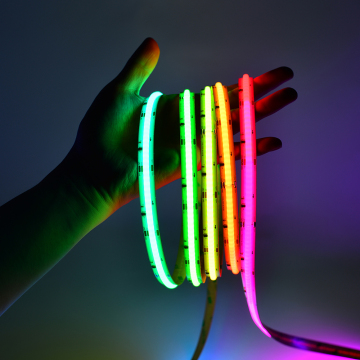 Professional Full Color Smart LED Strip Lights - 24V Flexible COB Tape LED Lighting