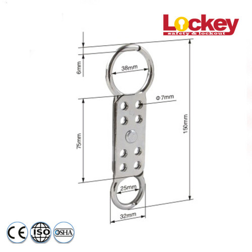 Aluminium Hasp Lockout und Sicherheitssperrung Hasp