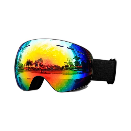 Dual-Layer Anti-Fog Spherical Ski Goggles