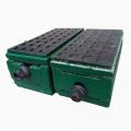 Heavy-duty horizontal iron rubber sole shock cushion