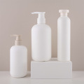 300ML 500ML White Plastic Shampoo Bottles