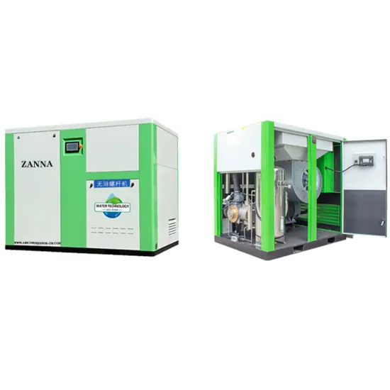 oil free air compressor working principle