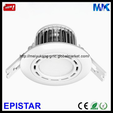 High  Eficient Cooling Fin 3*1 W Epistar led 3W LED Down Light
