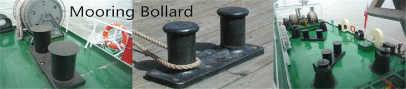 Steel marine mooring bollard 