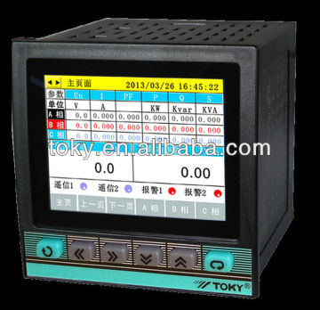 DW9T Series TFT 3 Phase Multi-function Power Meter