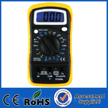 Dt858L (CE) Small Multimeter with Backlight