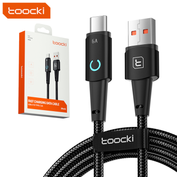 Toocki Wholesale 6A Phone Charging Cable - USB-A to Type C Fast Charging Cable with Full Compatibility