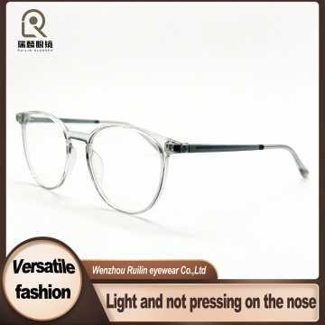 Armações ópticas de metal redondas modernas TR90