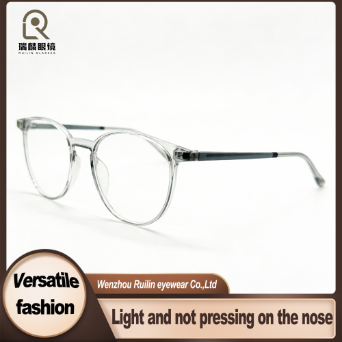 Armações ópticas de metal redondas modernas TR90