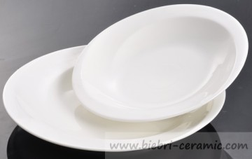 Ivorio cremoso puro bianco puro fda sgs lfgb ciotola ovale