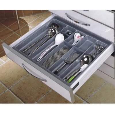 White Kitchen Accessories Cutlery Tray