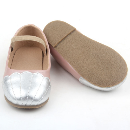 kids dress shoes Shell Pink Girl Beauty Dress Casual Shoes Manufactory