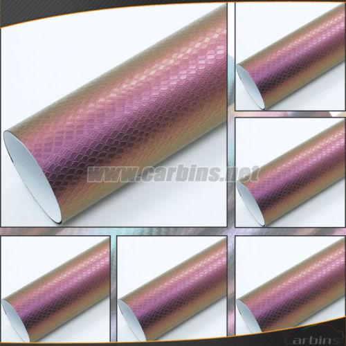 Bronze chameleon snake skin vinyl sticker in high quality with air channel 1.52*30m size