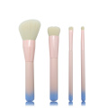 Ensemble de pinceaux de maquillage manche bois ombre 4pc